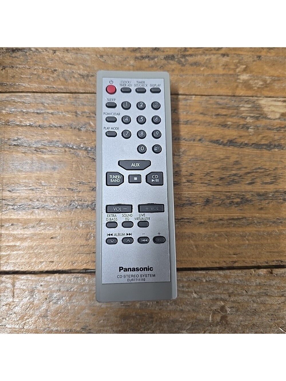 Panasonic EUR7711110 Mini System Remote Control SA-EN7 SC-AN7 No Battery Cover